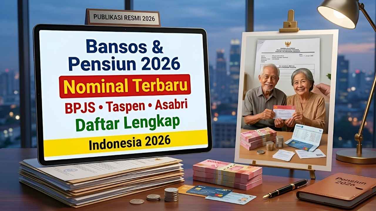 Bantuan Sosial & Pensiun Resmi Indonesia 2026 Syarat Daftar BPJS Taspen Asabri dan Besaran Hak