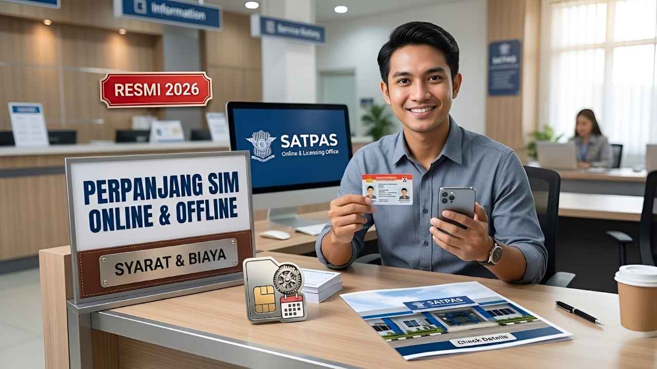 Panduan Perpanjangan SIM 2026 di Indonesia Syarat Dokumen Biaya dan Proses Online Terbaru